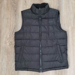 Womens Puffy Black Vest